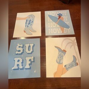 NWT Blue Howdy/Surf Prints